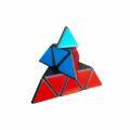 Cubo Mágico Pyraminx Preto adesivado (MF8857B)